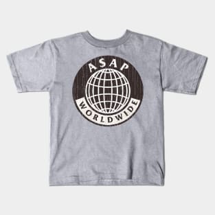 Retro Asap - Brown Pencil Kids T-Shirt